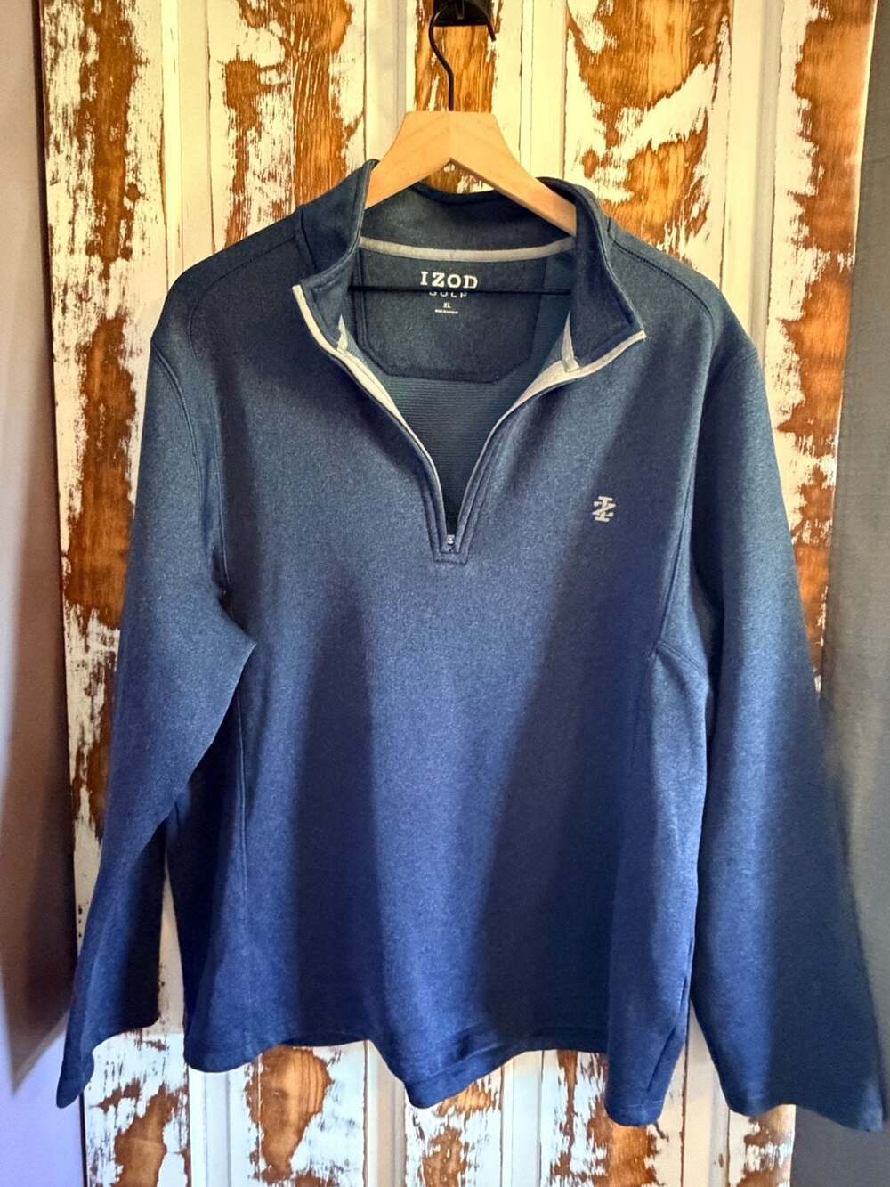IZOD Country Club Dad Golf Half Zip Pullover Size XL